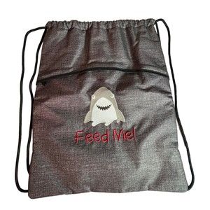 Thirty-One Drawstring Bag Shark Feed Me